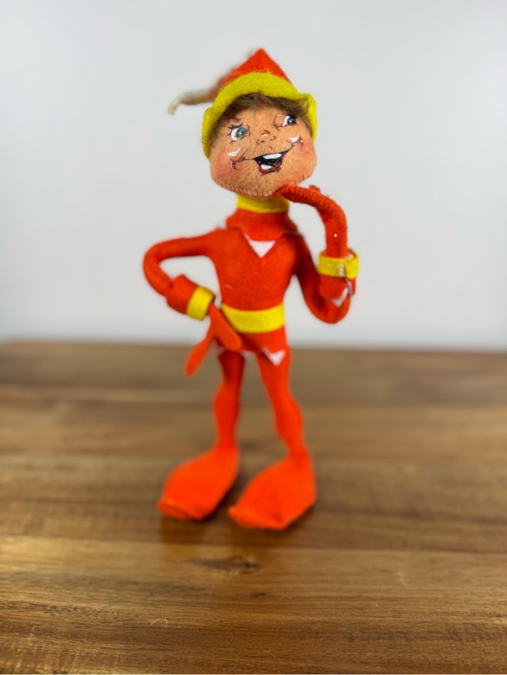Annalee 2007 Halloween Candy Corn Elf 9"
